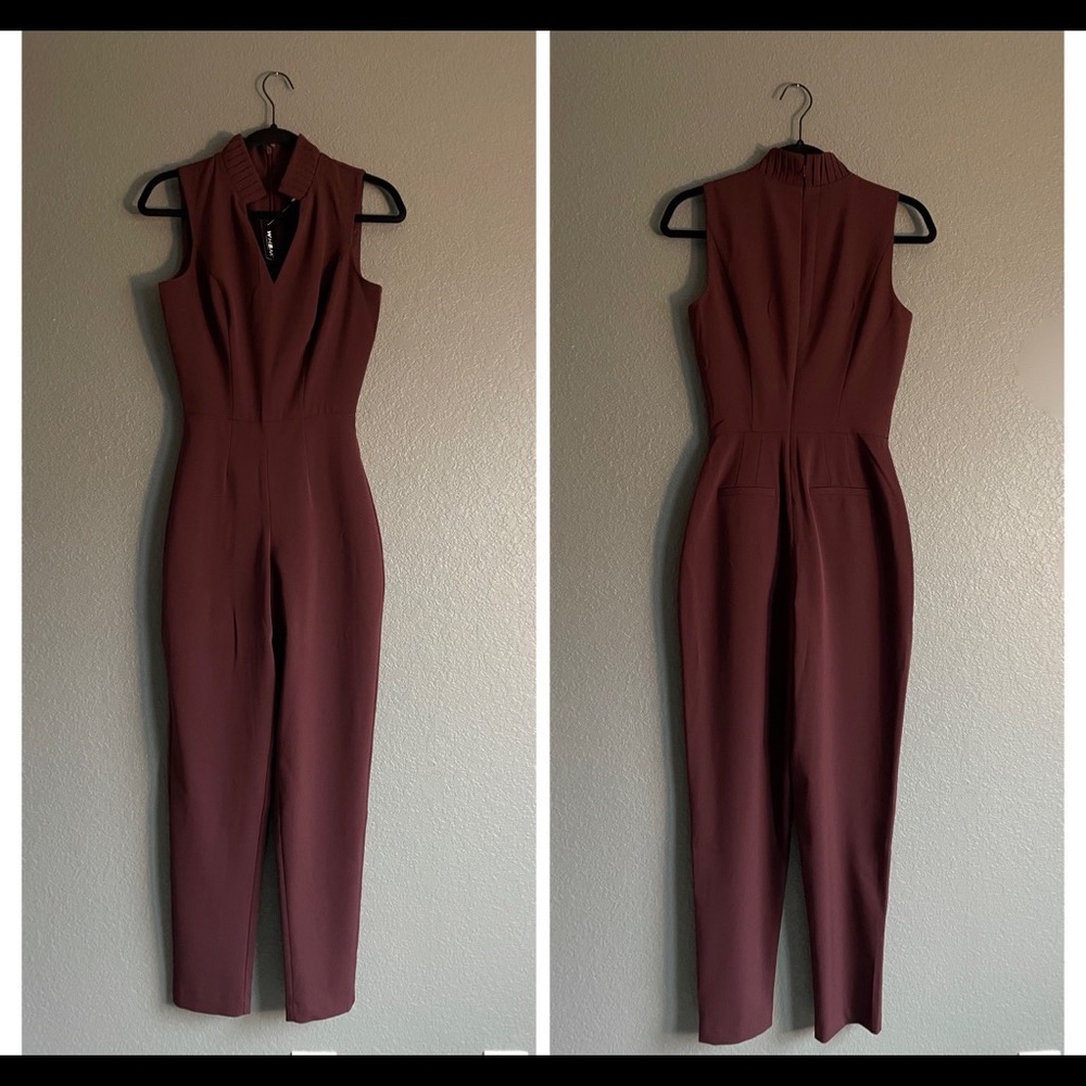 Brand New WHBM Purple Maroon Jumpsuit